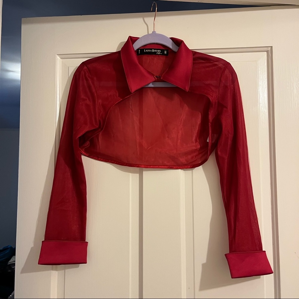 Wine Red Bolero 🍷 Pinup Girl Clothing Laura Byrnes PUG